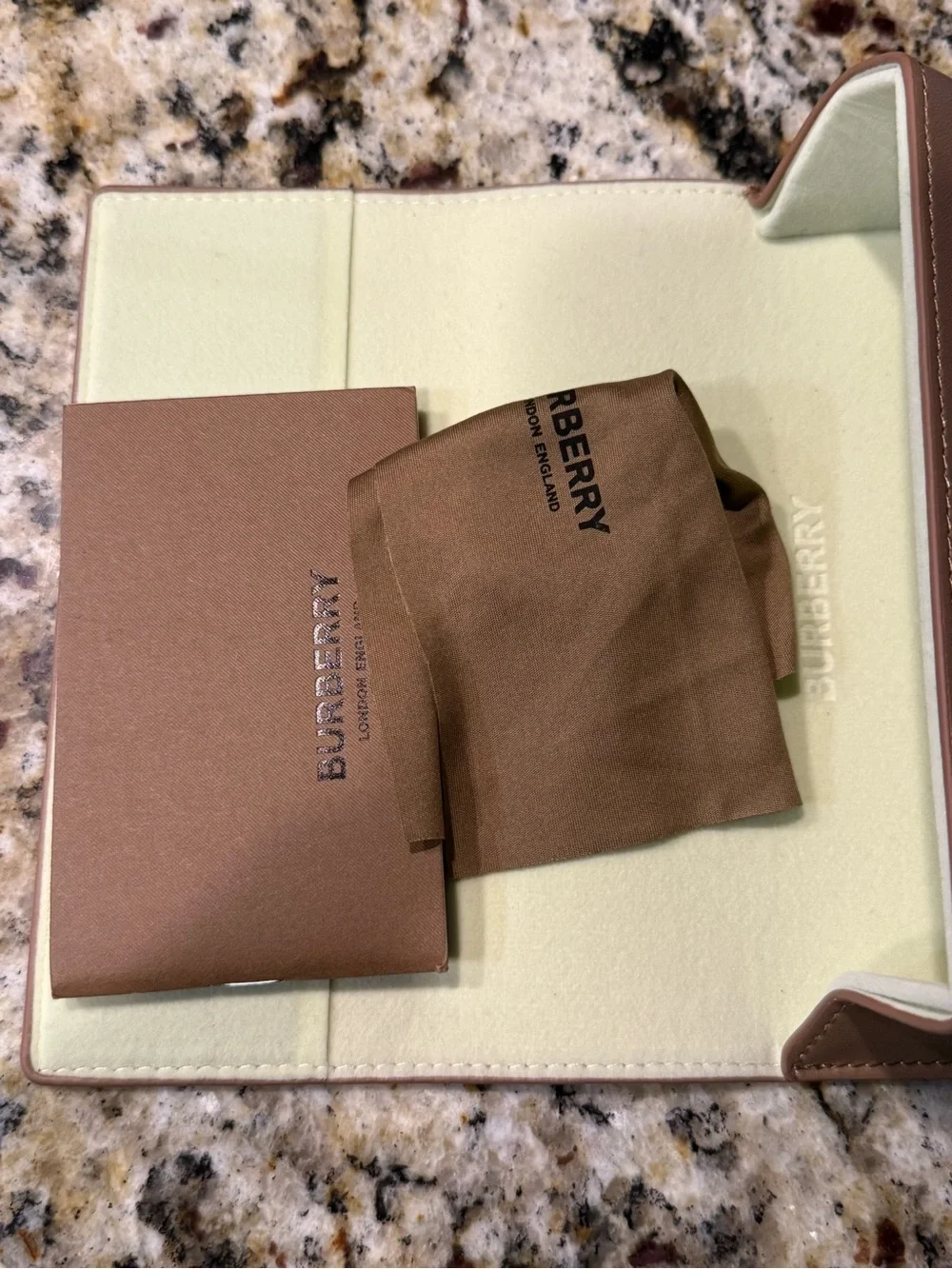 Burberry Black Shield Sunglasses with Tan Case